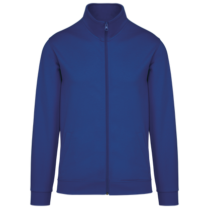K472 - Chaqueta de felpa con cremallera - Royal Blue - frontal