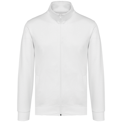 K472 - Chaqueta de felpa con cremallera - White - frontal