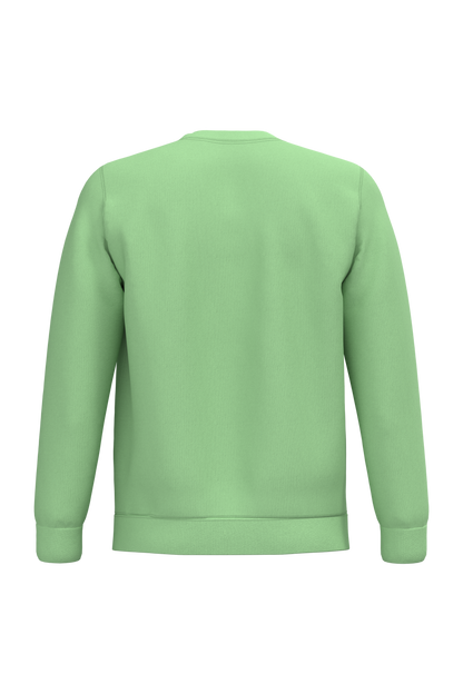 K474 - Sudadera cuello redondo - Apple Green - trasera
