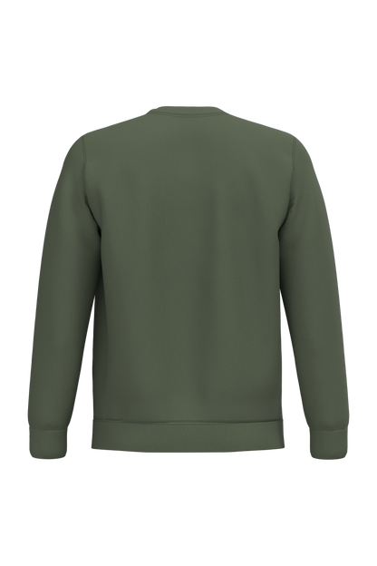 K474 - Sudadera cuello redondo - Caper Green - trasera