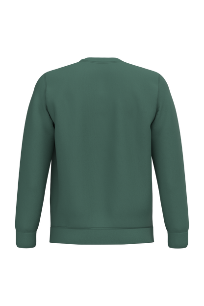 K474 - Sudadera cuello redondo - Earthy Green - trasera
