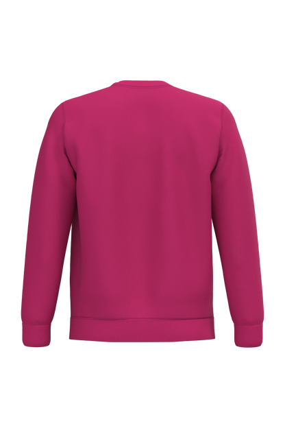 K474 - Sudadera cuello redondo - Fuchsia - trasera