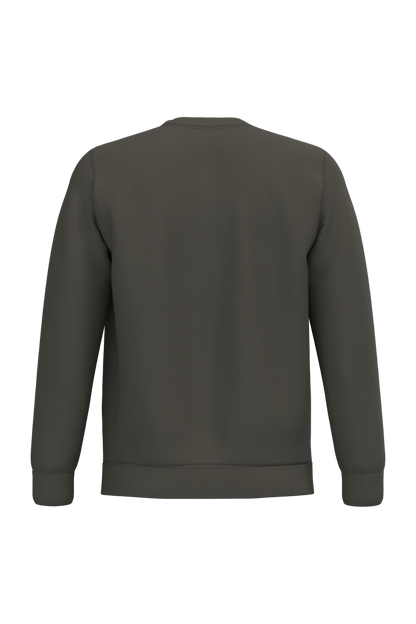 K474 - Sudadera cuello redondo - Green Olive - trasera