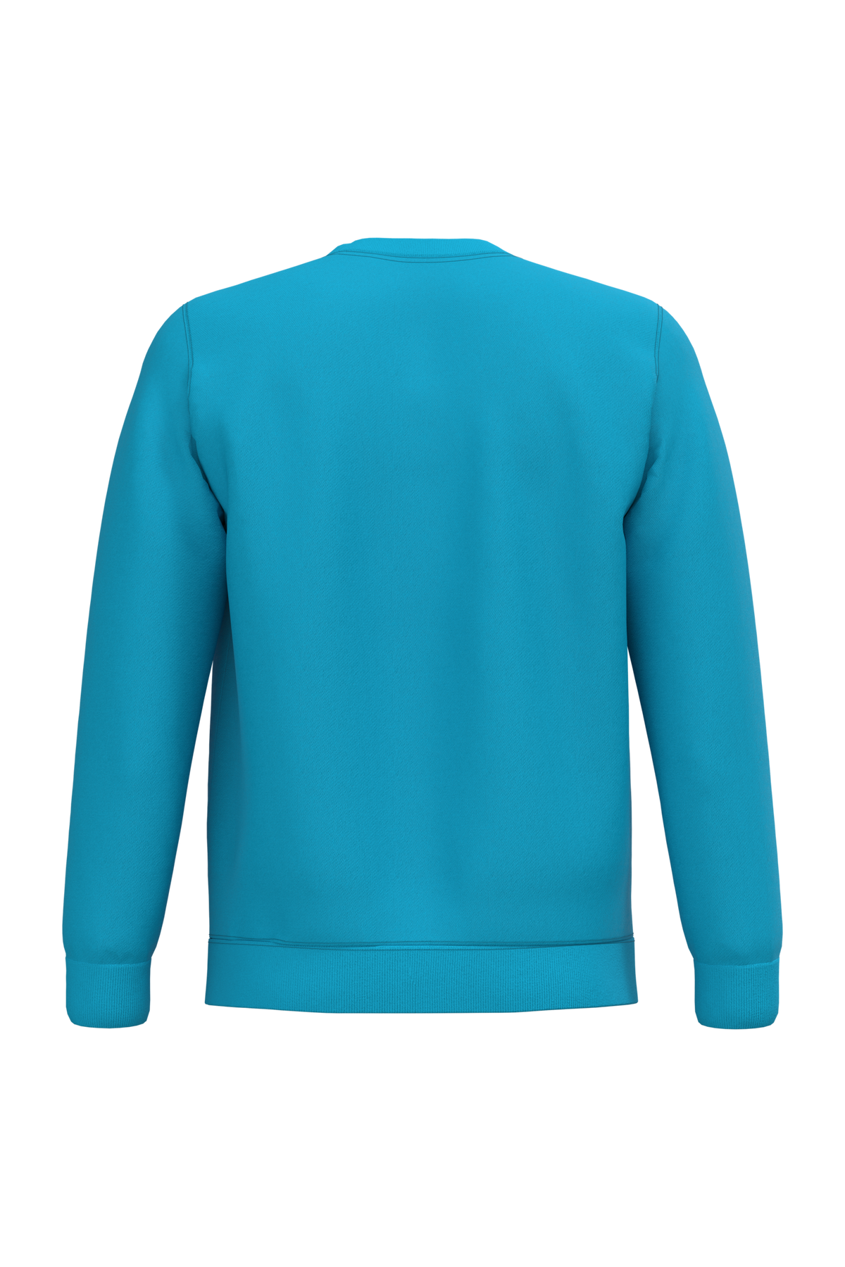 K474 - Sudadera cuello redondo - Hawaii Blue - trasera