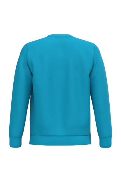 K474 - Sudadera cuello redondo - Hawaii Blue - trasera
