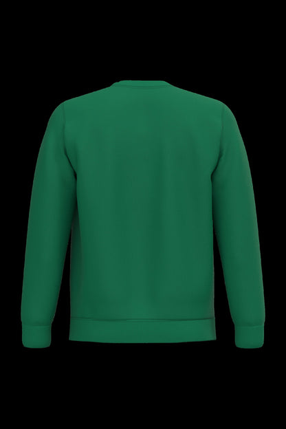K474 - Sudadera cuello redondo - Kelly Green - trasera