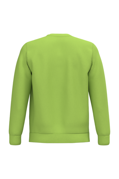 K474 - Sudadera cuello redondo - Lime - trasera