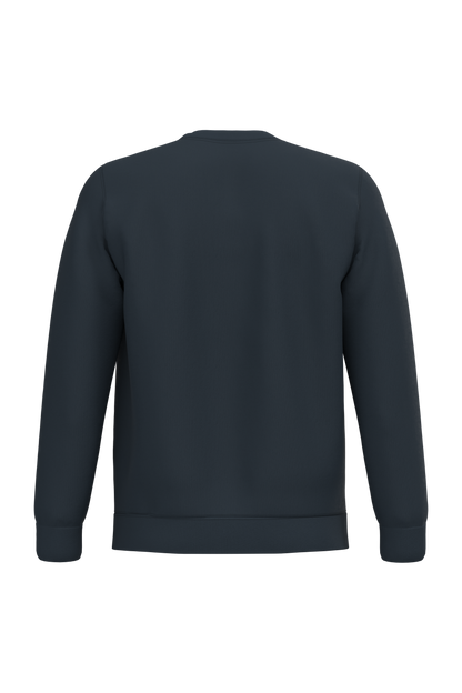 K474 - Sudadera cuello redondo - Navy - trasera