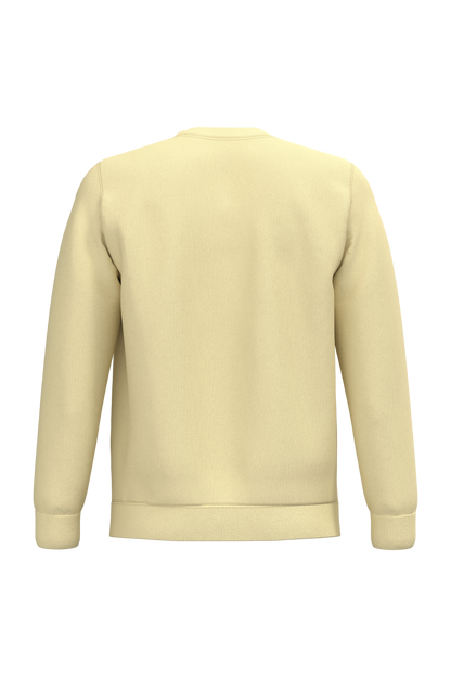 K474 - Sudadera cuello redondo - Straw Yellow - trasera