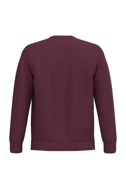 K474 - Sudadera cuello redondo - Wine - trasera