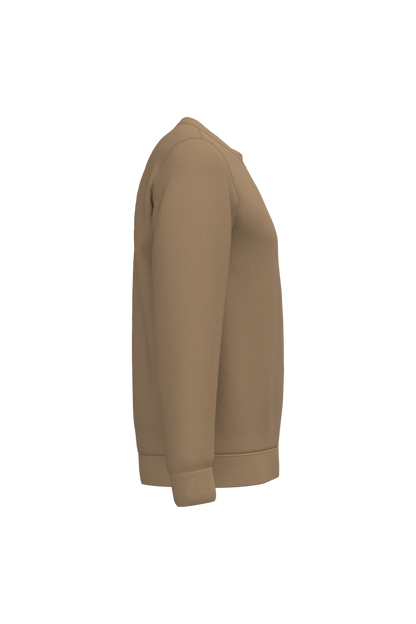 K474 - Sudadera cuello redondo - Camel - lateral