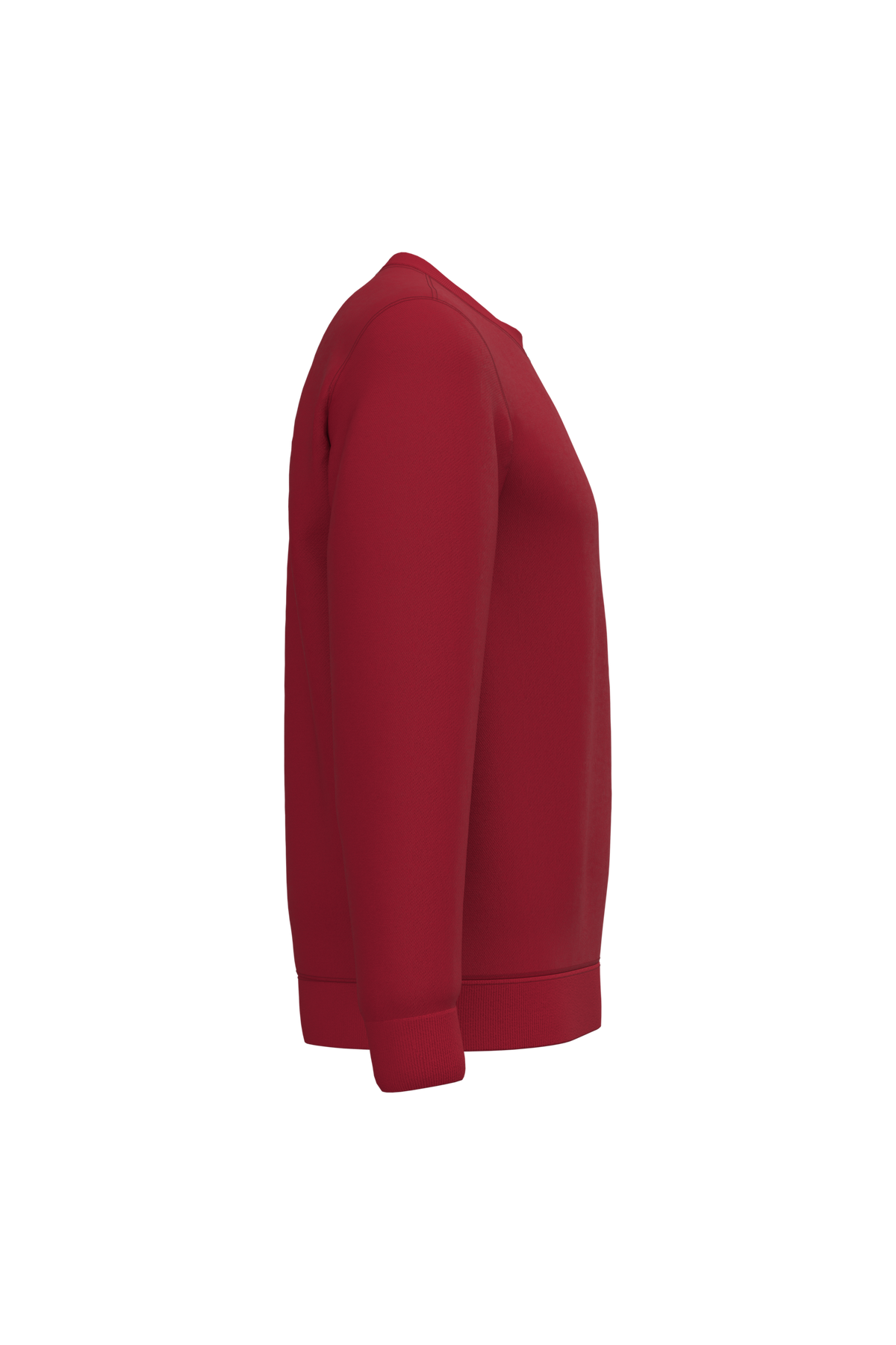 K474 - Sudadera cuello redondo - Cherry Red - lateral