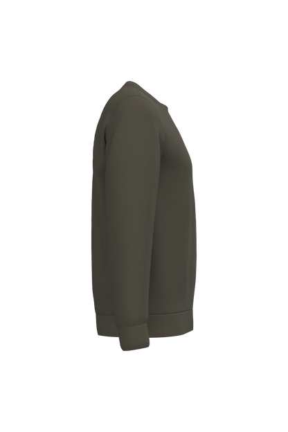 K474 - Sudadera cuello redondo - Dark Khaki - lateral