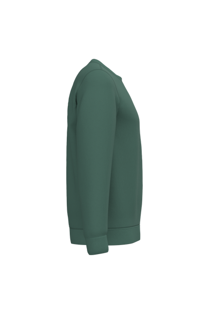 K474 - Sudadera cuello redondo - Earthy Green - lateral