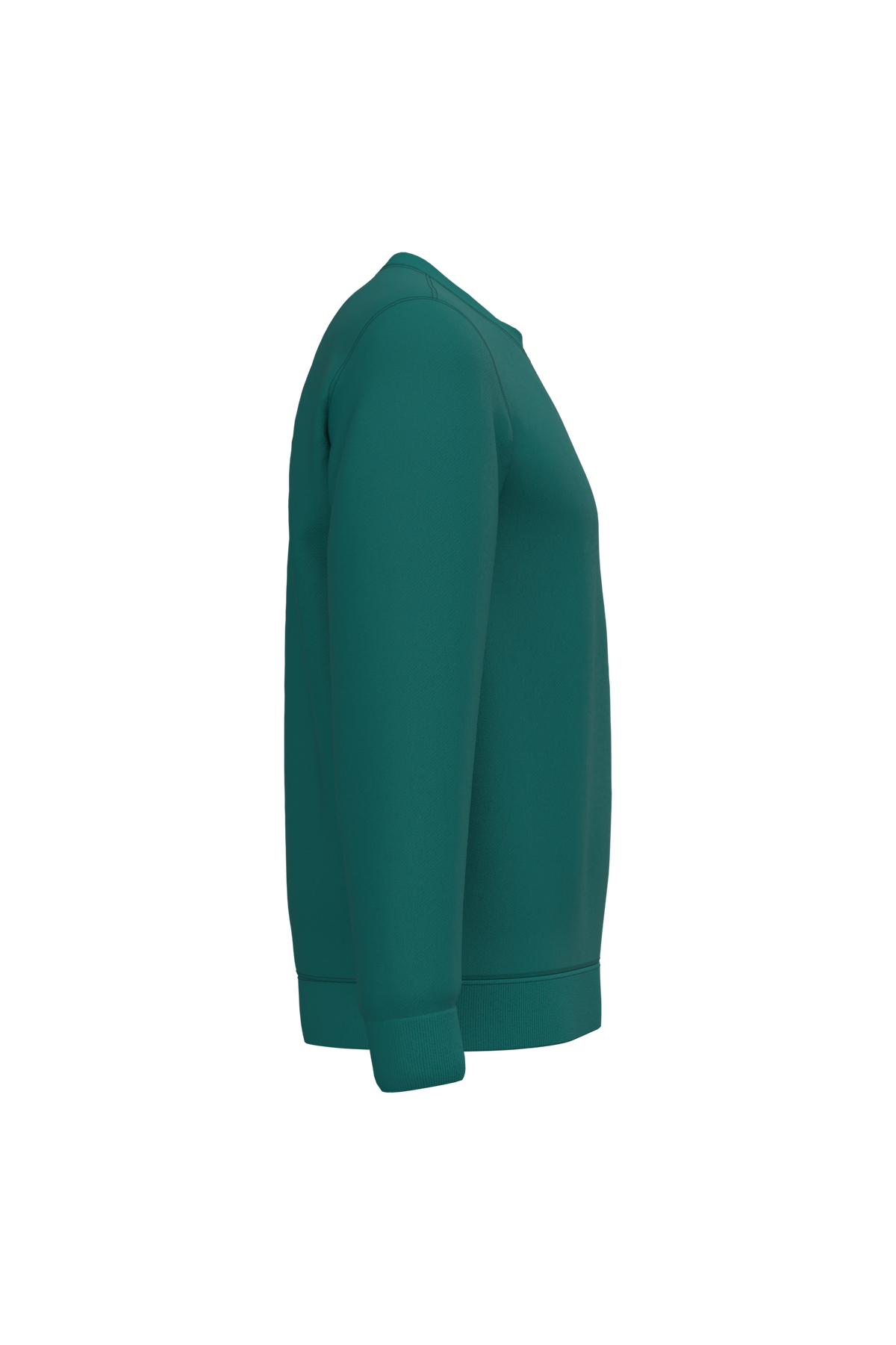 K474 - Sudadera cuello redondo - Emerald Green - lateral