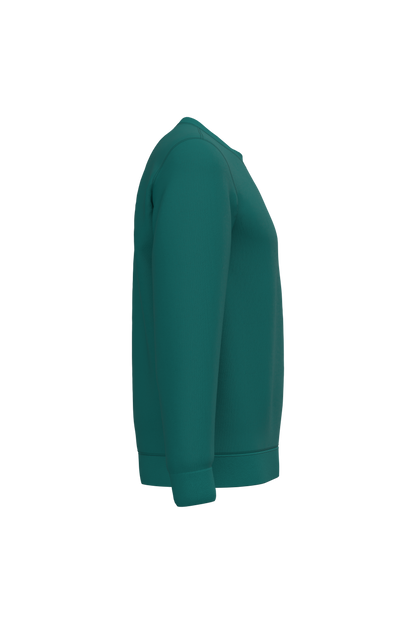 K474 - Sudadera cuello redondo - Emerald Green - lateral