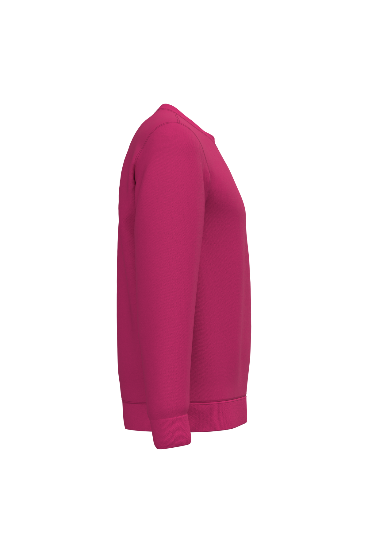 K474 - Sudadera cuello redondo - Fuchsia - lateral
