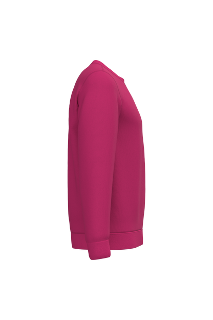 K474 - Sudadera cuello redondo - Fuchsia - lateral