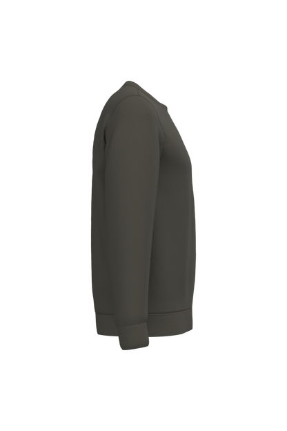K474 - Sudadera cuello redondo - Green Olive - lateral