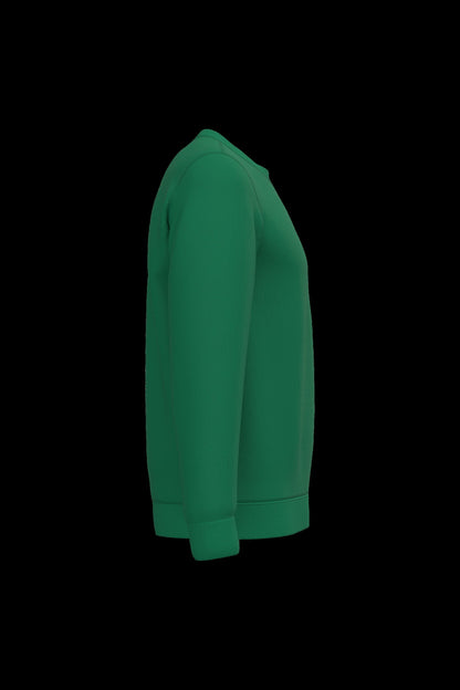 K474 - Sudadera cuello redondo - Kelly Green - lateral