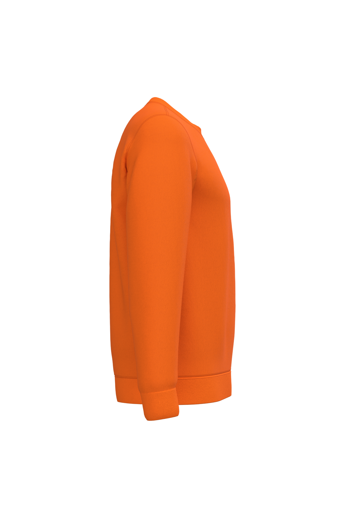 K474 - Sudadera cuello redondo - Orange - lateral
