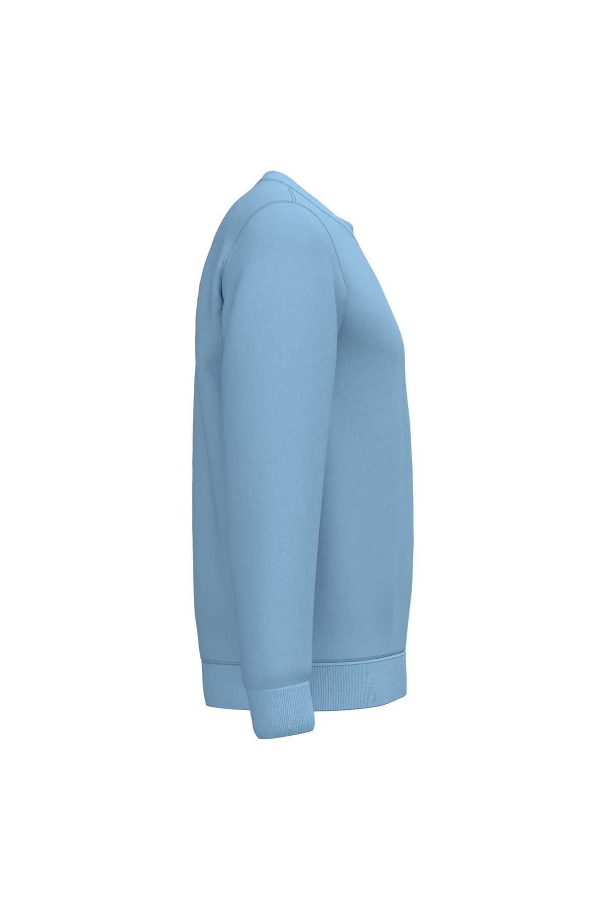 K474 - Sudadera cuello redondo - Sky Blue - lateral