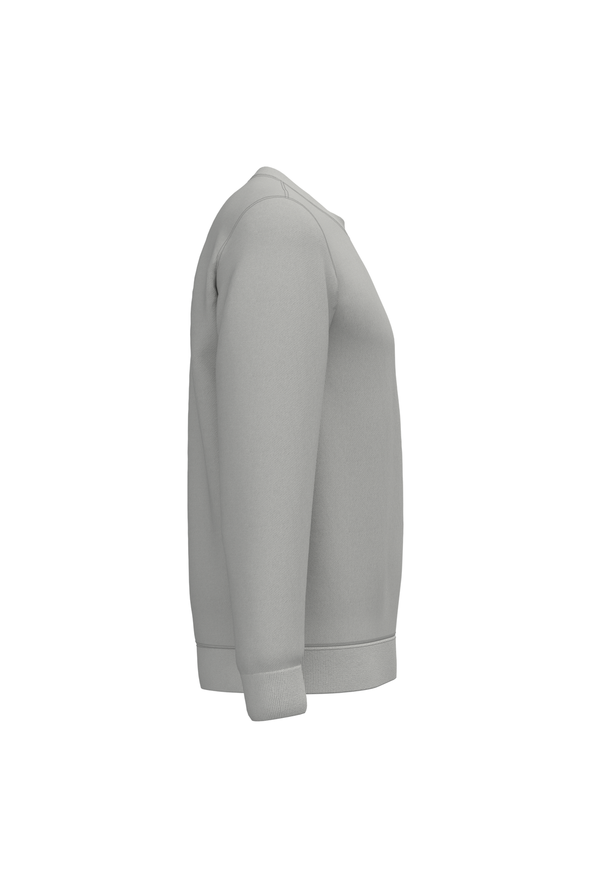 K474 - Sudadera cuello redondo - Sweet Grey - lateral