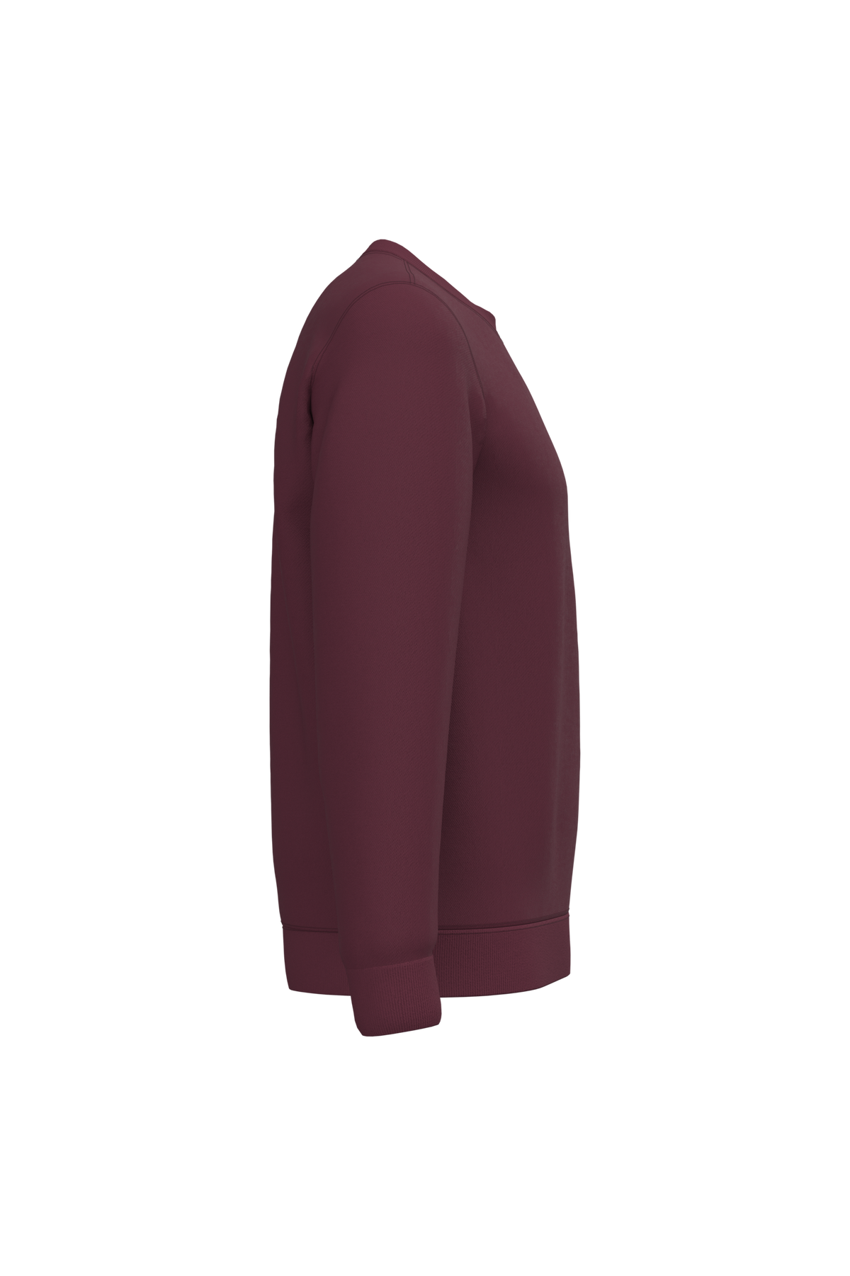 K474 - Sudadera cuello redondo - Wine - lateral