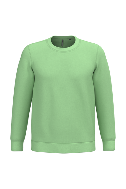 K474 - Sudadera cuello redondo - Apple Green - frontal