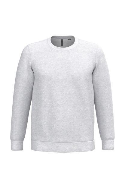 K474 - Sudadera cuello redondo - Ash Heather - frontal