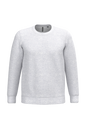 K474 - Sudadera cuello redondo - Ash Heather - frontal
