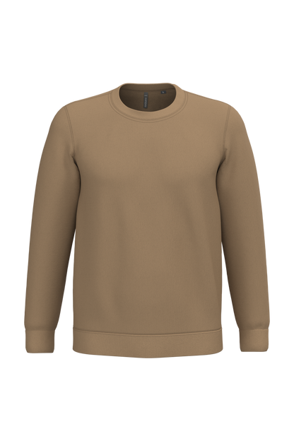 K474 - Sudadera cuello redondo - Camel - frontal