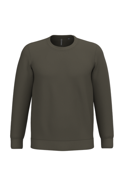 K474 - Sudadera cuello redondo - Dark Khaki - frontal