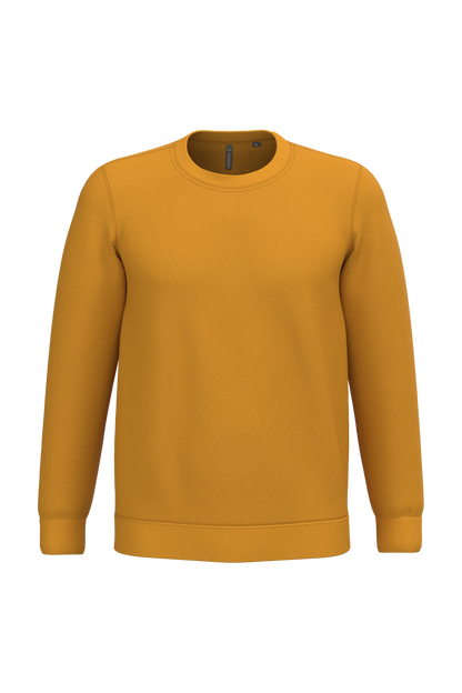 K474 - Sudadera cuello redondo - Dark Mustard - frontal