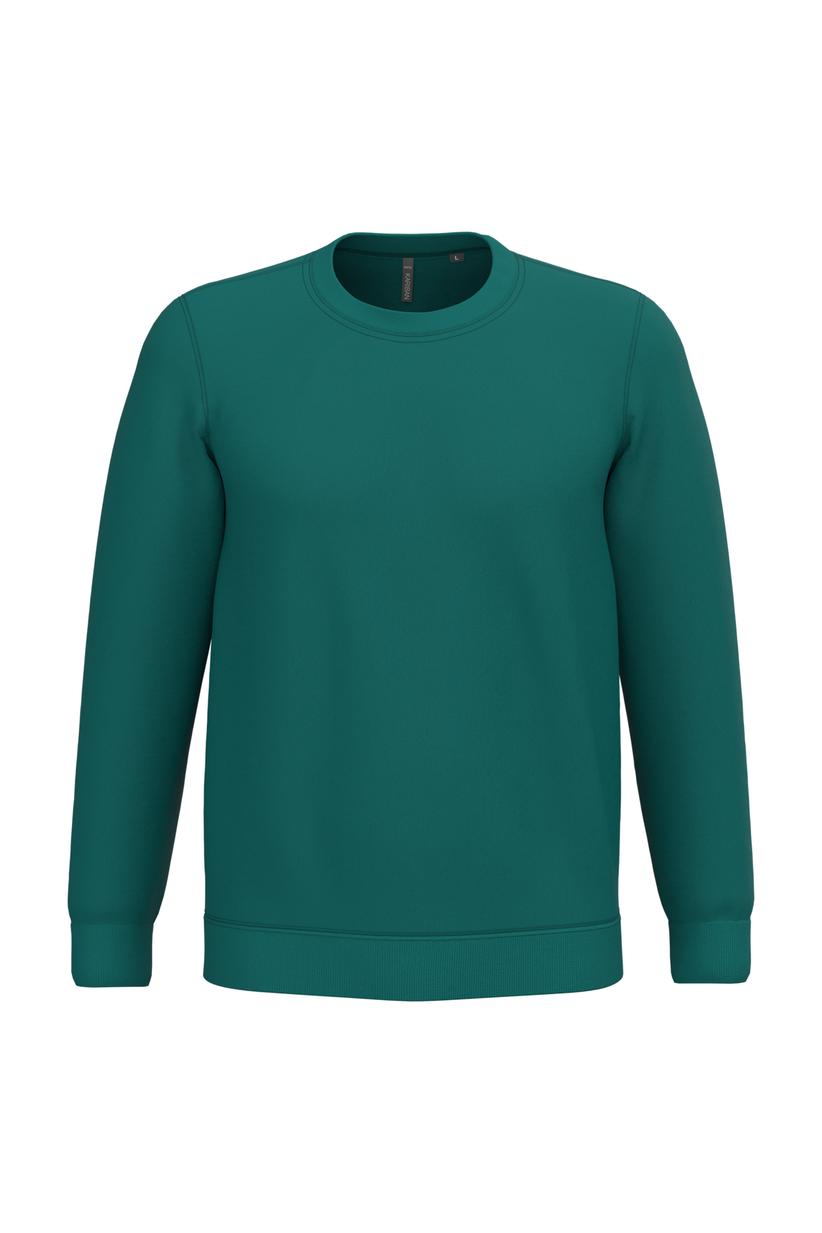 K474 - Sudadera cuello redondo - Emerald Green - frontal