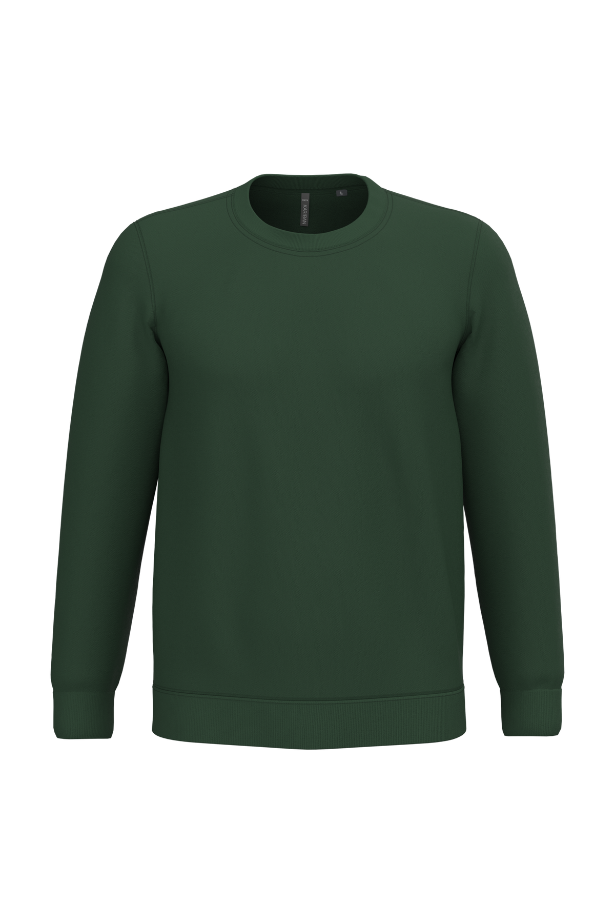 K474 - Sudadera cuello redondo - Forest Green - frontal