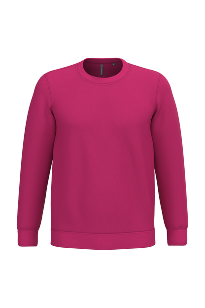 K474 - Sudadera cuello redondo - Fuchsia - frontal