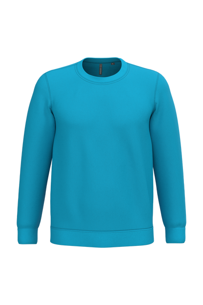 K474 - Sudadera cuello redondo - Hawaii Blue - frontal