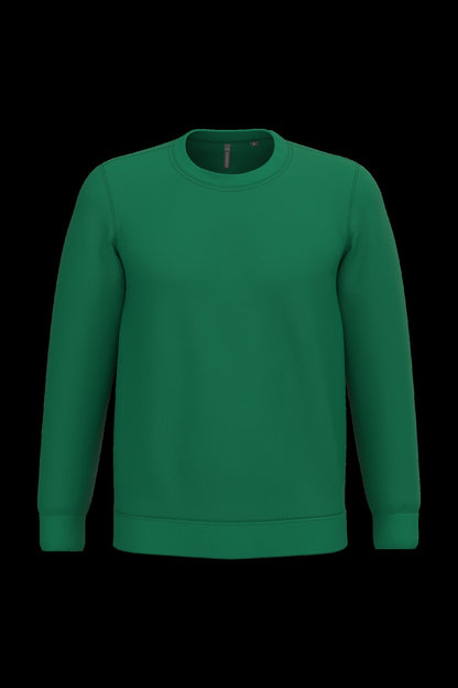 K474 - Sudadera cuello redondo - Kelly Green - frontal
