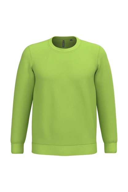 K474 - Sudadera cuello redondo - Lime - frontal