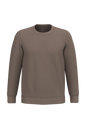 K474 - Sudadera cuello redondo - Moka Brown - frontal