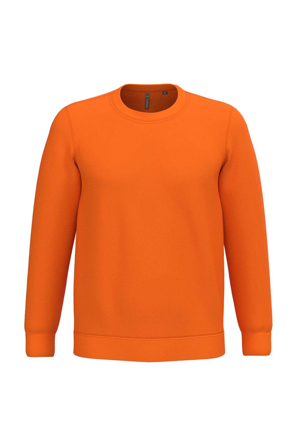 K474 - Sudadera cuello redondo - Orange - frontal