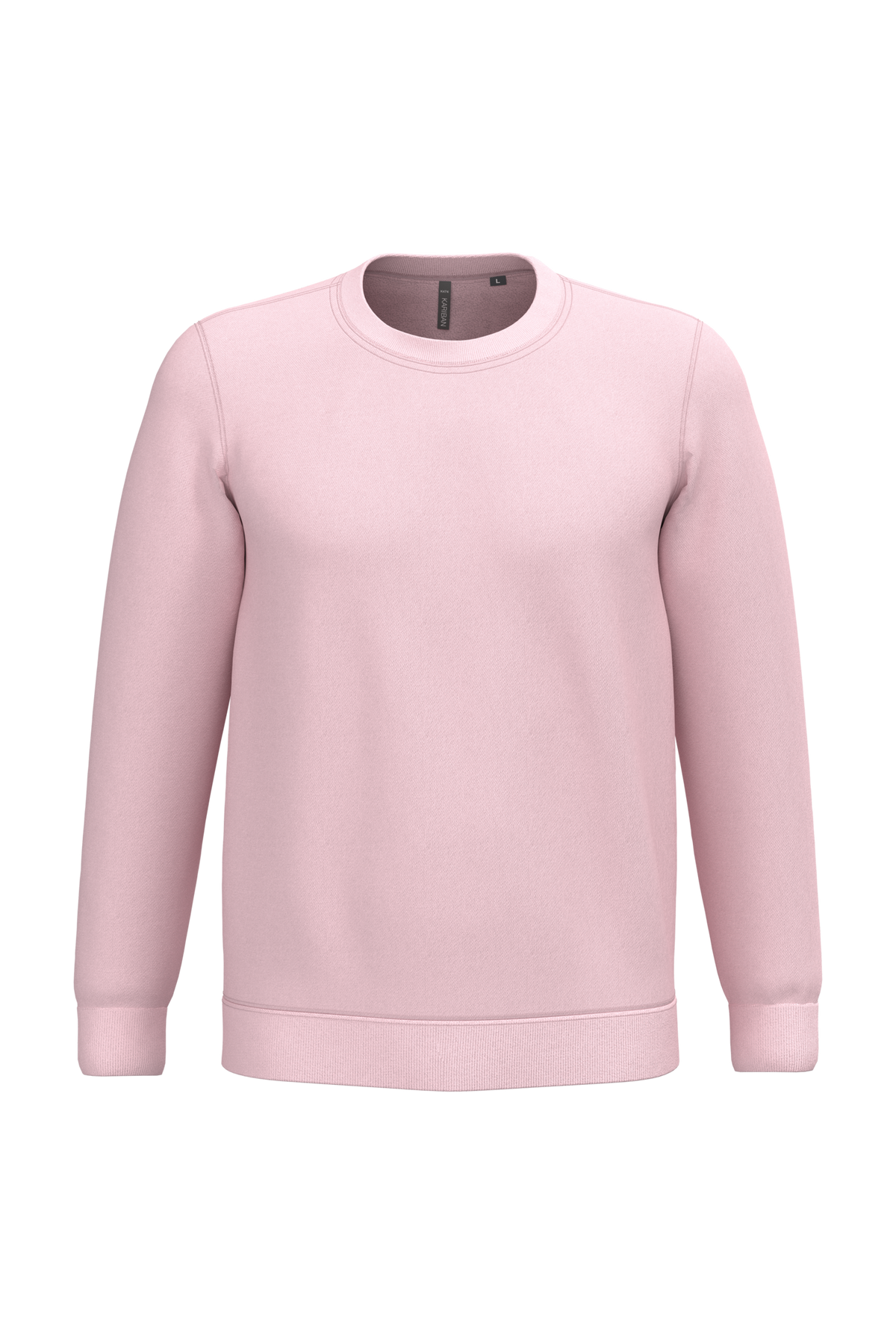 K474 - Sudadera cuello redondo - Pale Pink - frontal