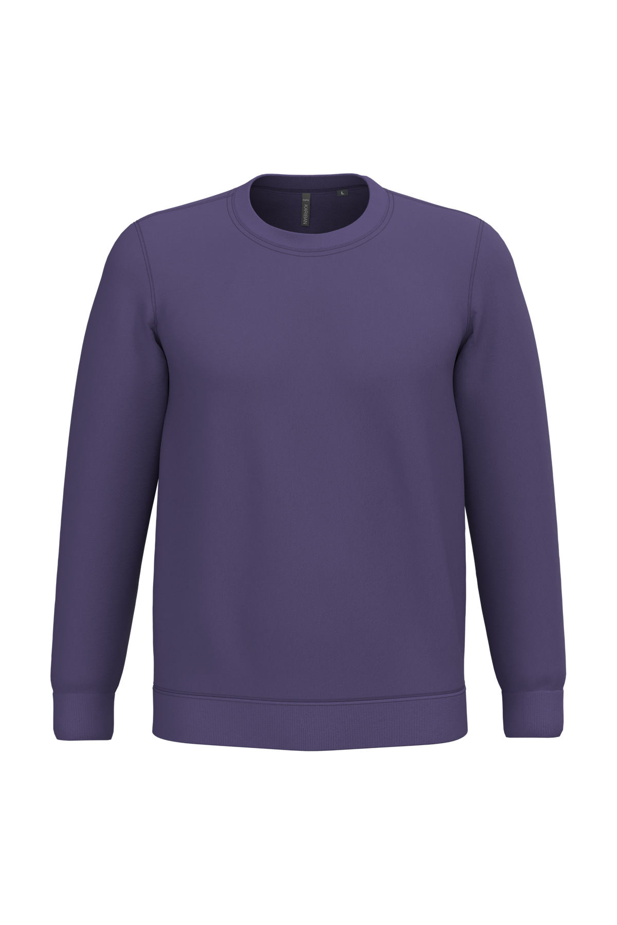 K474 - Sudadera cuello redondo - Purple - frontal
