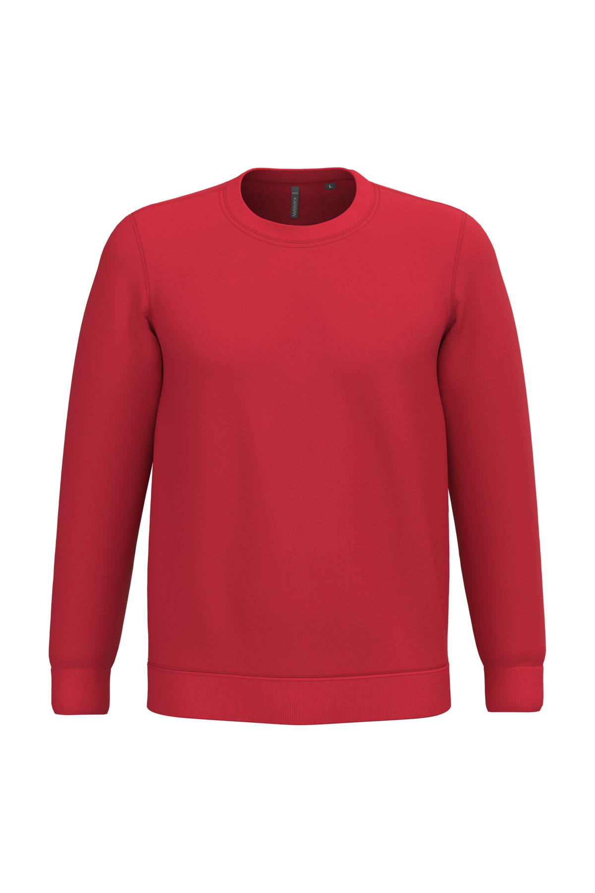 K474 - Sudadera cuello redondo - Red - frontal