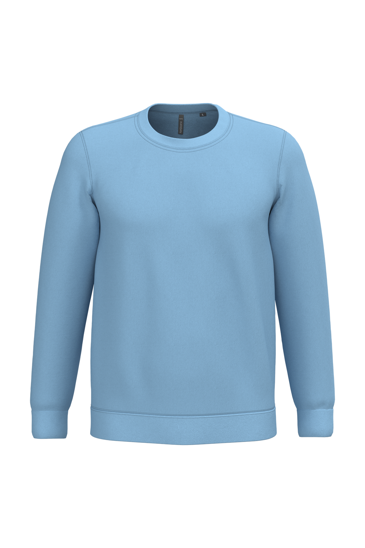K474 - Sudadera cuello redondo - Sky Blue - frontal