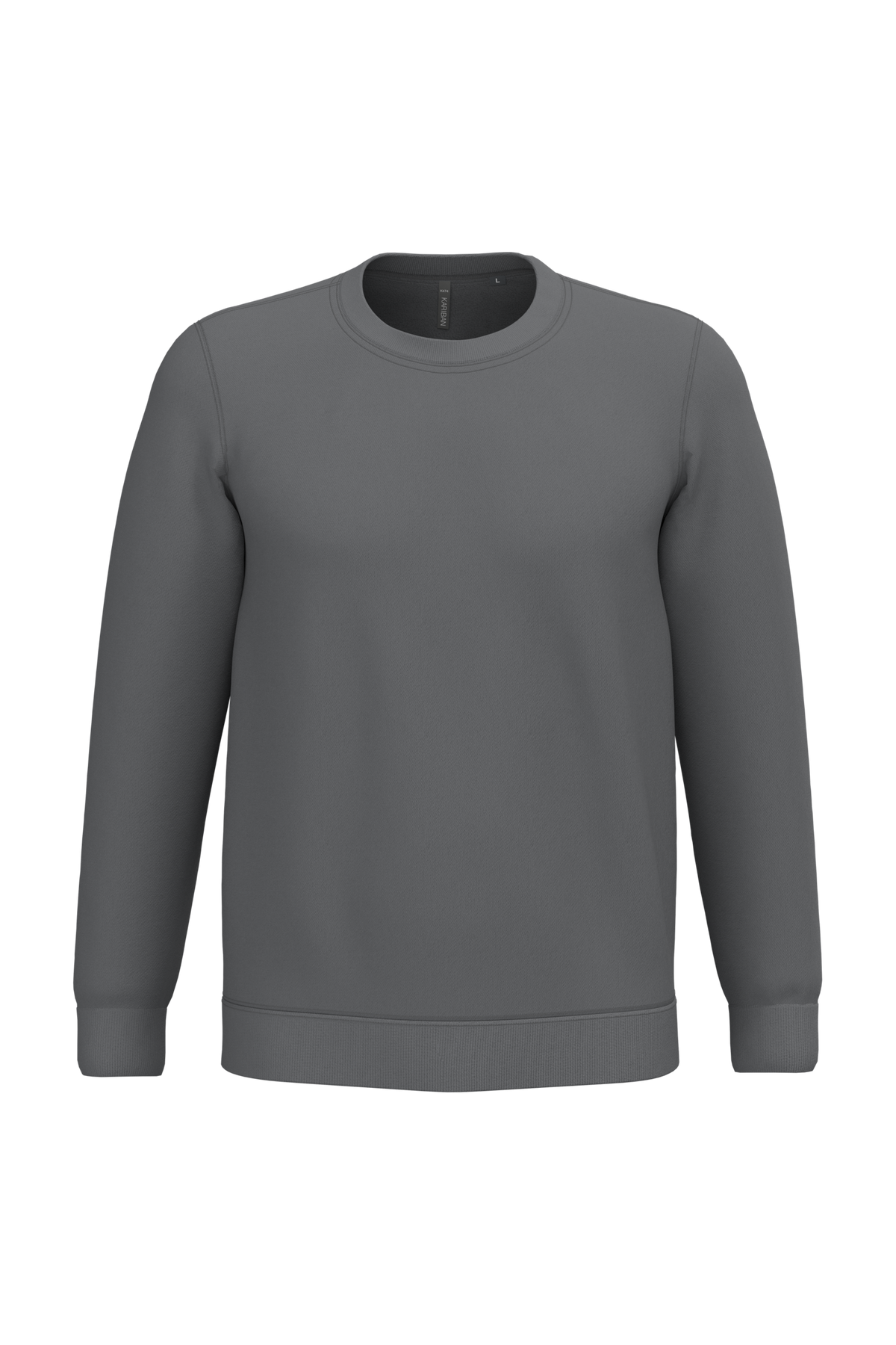 K474 - Sudadera cuello redondo - Storm Grey - frontal