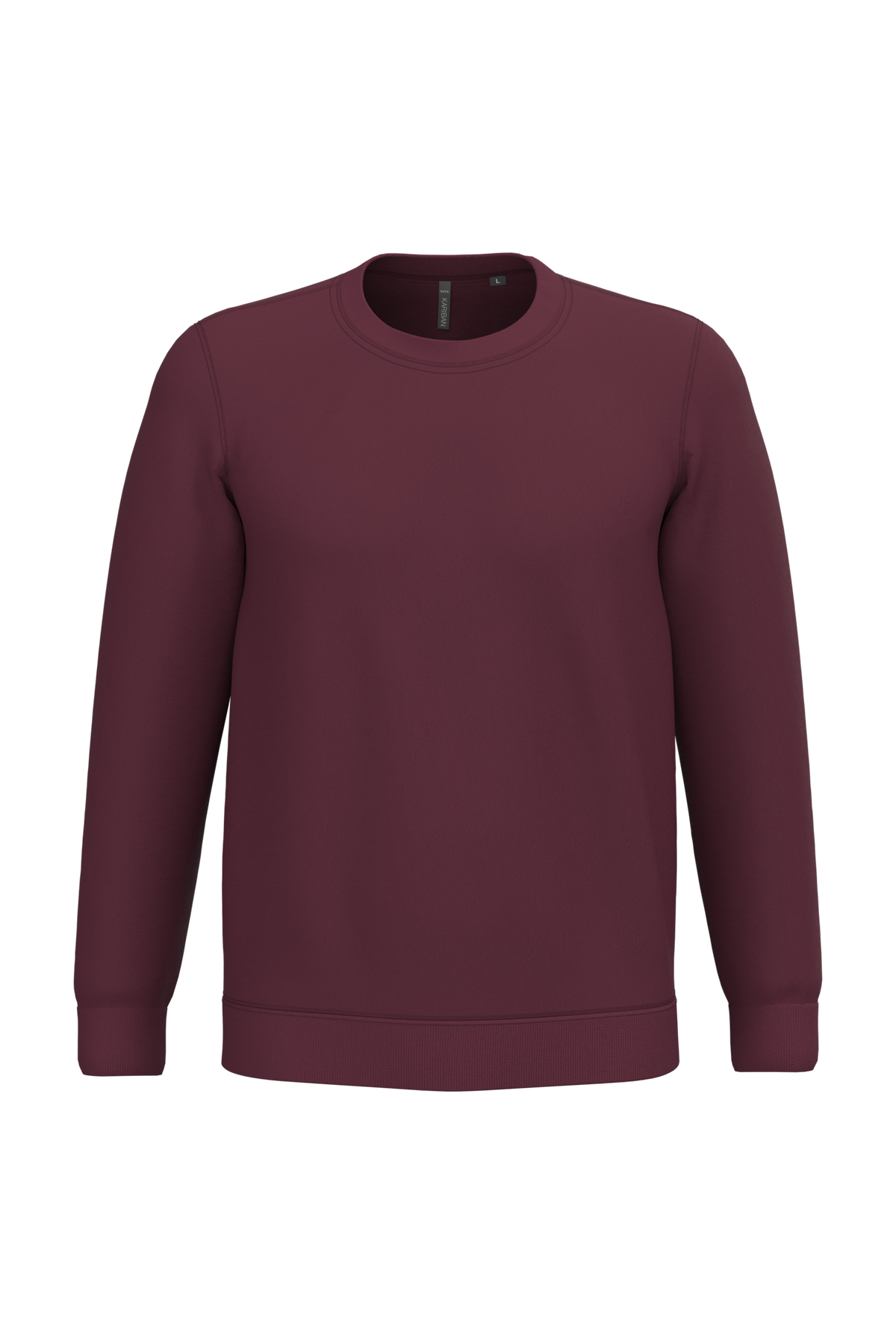 K474 - Sudadera cuello redondo - Wine - frontal