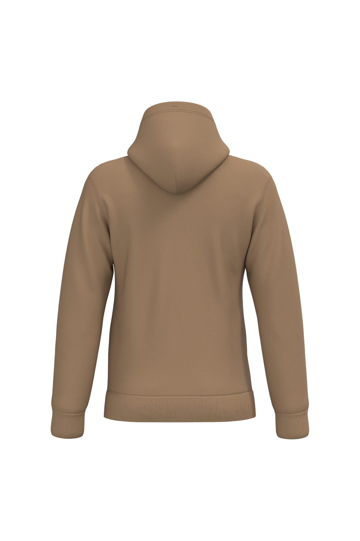 K476 - Sudadera con capucha hombre - Camel - trasera