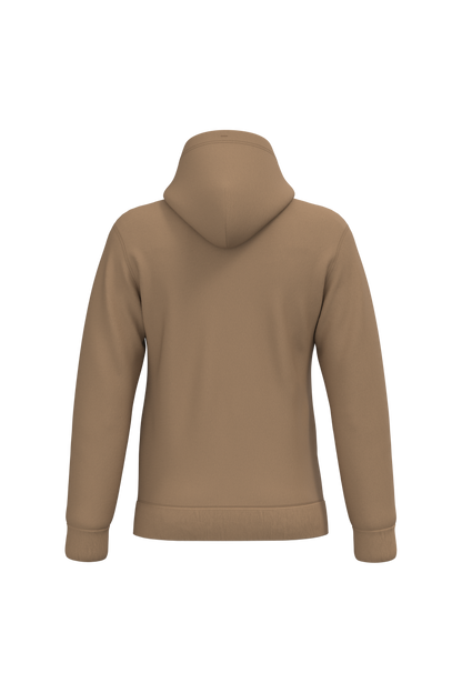 K476 - Sudadera con capucha hombre - Camel - trasera